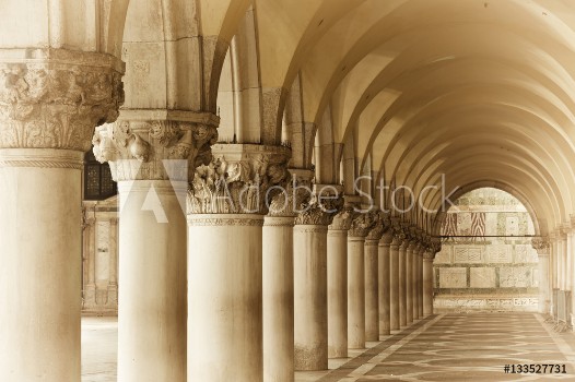 Picture of Classic column in Venice Italy